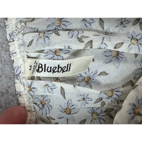 BlueBell Dress Milkmaid Meadow Floral Sheer Women's Medium Coquette Cottagecore - Picture 3 of 12